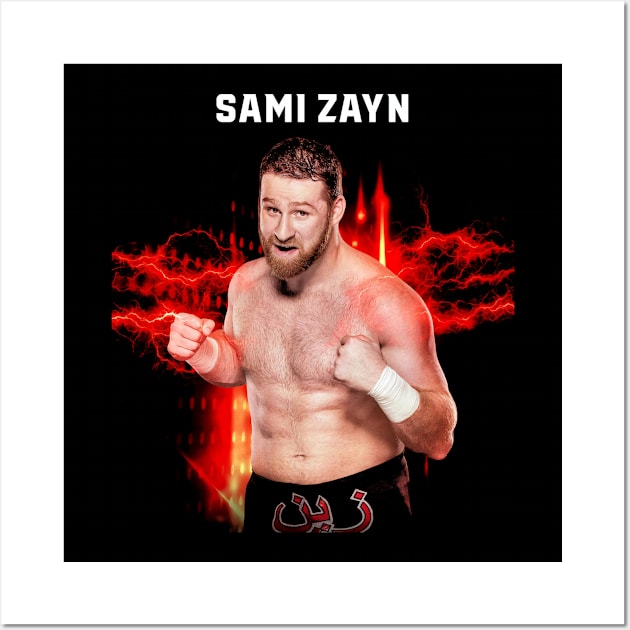 Sami Zayn Wall Art by Crystal and Diamond